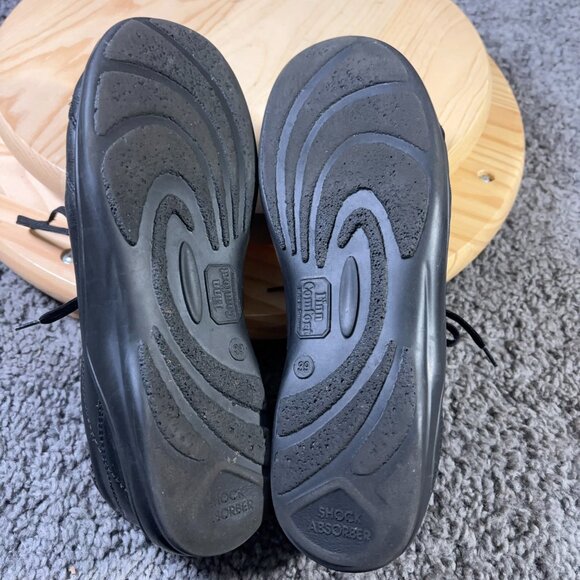 Finn Comfort Shoes Cusco Oxford Womens Size 8 Leather Black Made in Germany - Picture 8 of 8